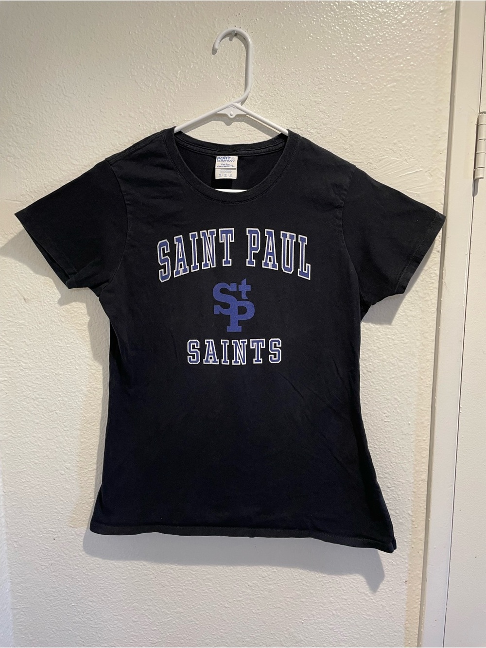Port & Company Saint Paul Saints Black Graphic Tee Women's Size M